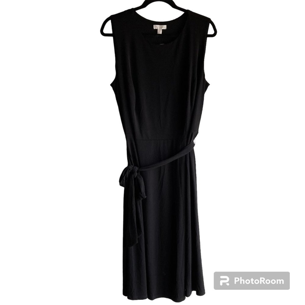Charter Club Black A-line Dress NWT